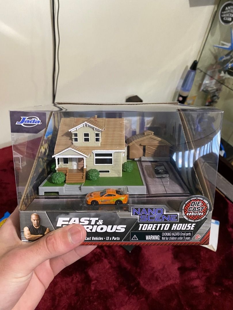 Fast & Furious Toretto House Nano scene Display Diorama set w/ metal ...