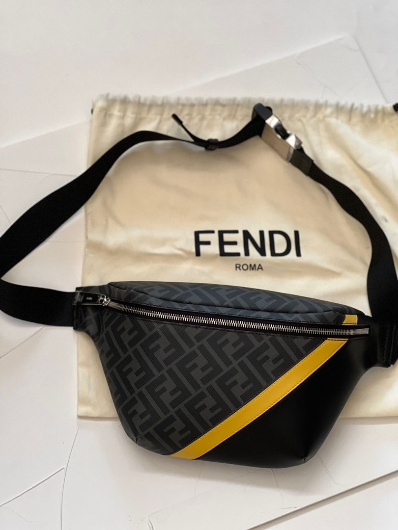 Fendi bumbag logo on Carousell