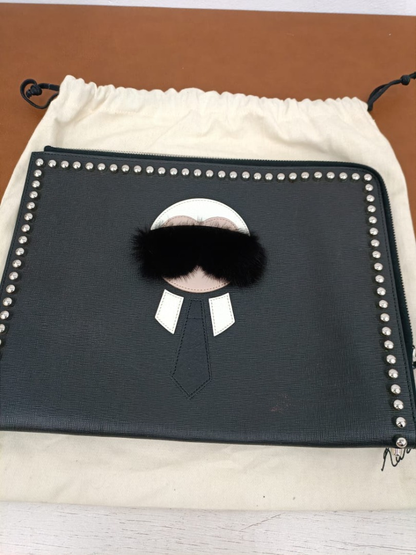 Fendi karlito outlet clutch