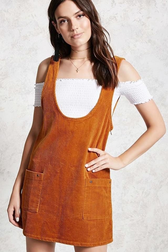 Forever 21 corduroy dress cheap