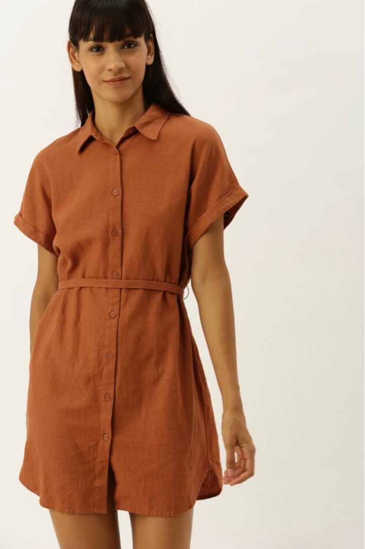 Belted shirt dress forever 21 hotsell