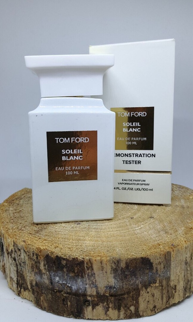 FREE POSTAGE Perfume Tom Ford Soleil blanc 100ML Perfume Tester Quality new  box unit, Beauty & Personal Care, Fragrance & Deodorants on Carousell