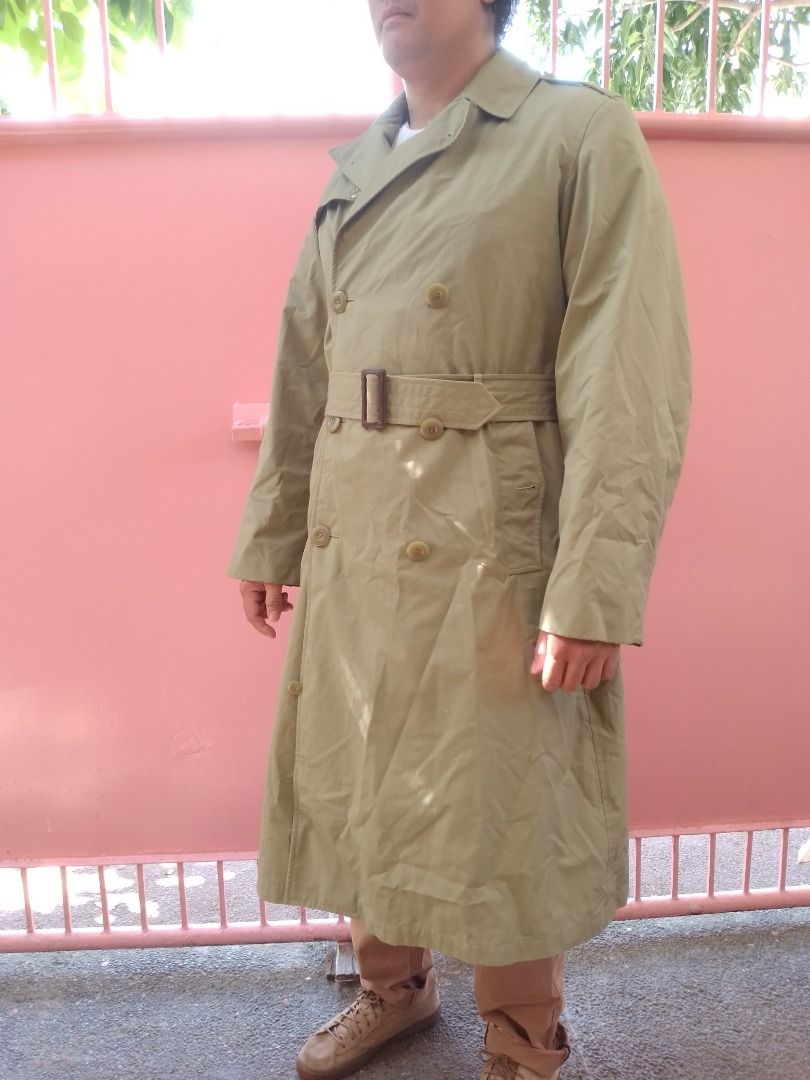70'S French Army BARMETTE PVC Military Raincoat 3M Men's XXL Vintage /eaa491471 main image 0