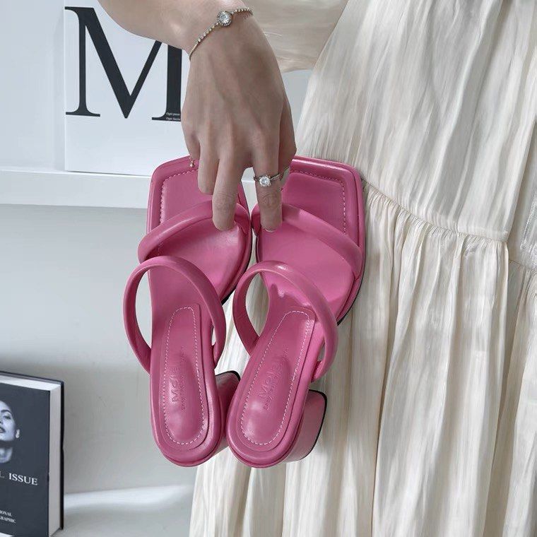 Fuchsia pink strappy heels store