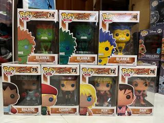 Funko Pop street fighter set