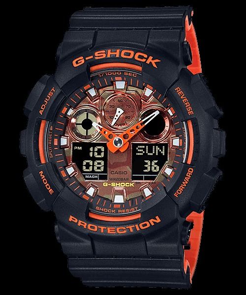 G-SHOCK　GA100-BR カモフラ　迷彩 楽天市場】G-SHOCK ジーショック カモフラージュ 迷彩 腕時計 G