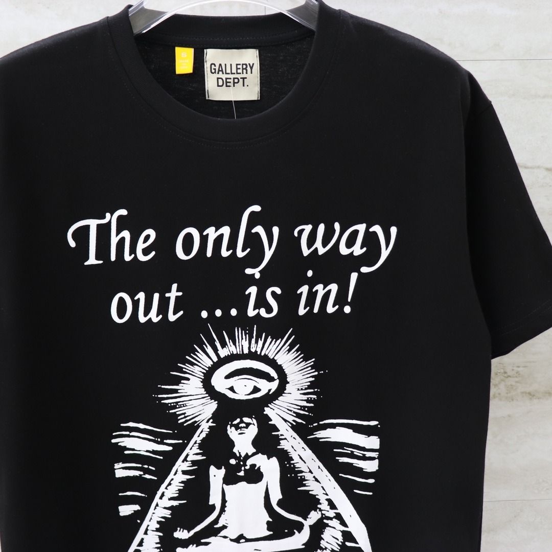 【特別感】Gallery Dept. Work in Progress Only Way OutTシャツ GALLERY DEPT. WIP ONLY WAY OUT TEE | ARCHIVAL WHITE