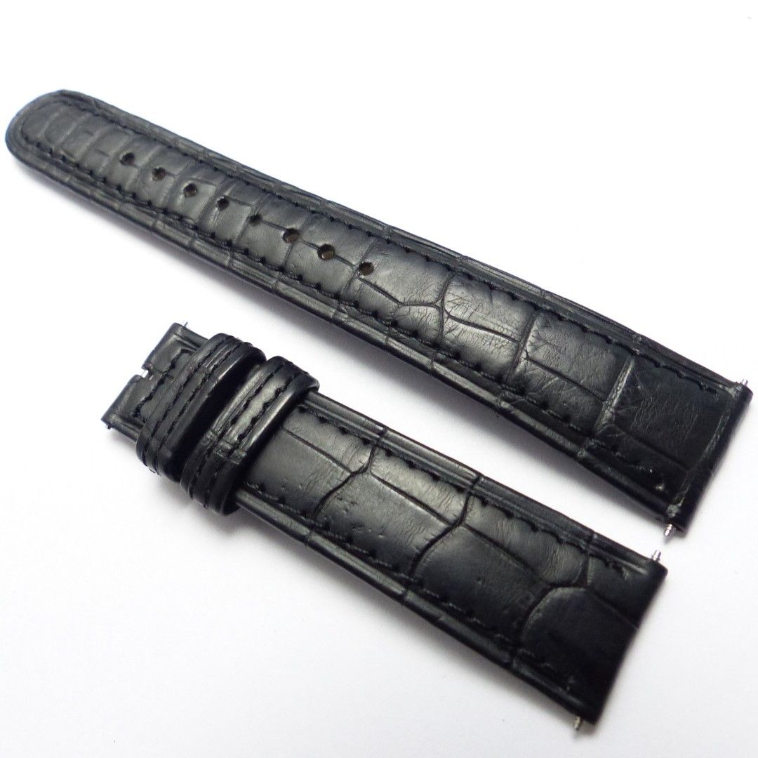 Genuine Grand Seiko 18mm Matte Black Crocodile Leather Strap DEN8BW, Men's  Fashion, Watches & Accessories, Watches on Carousell