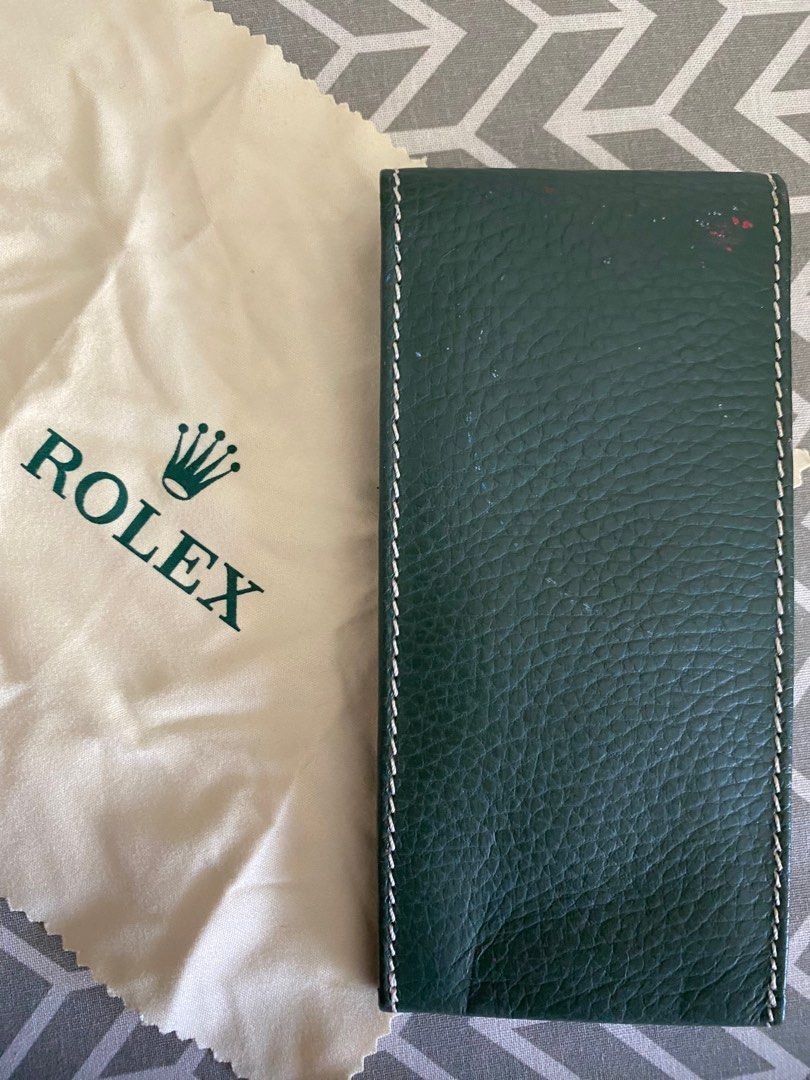 Rolex leather pouch sale