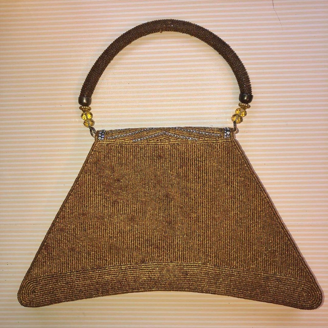 Jeweled shop clutch purse