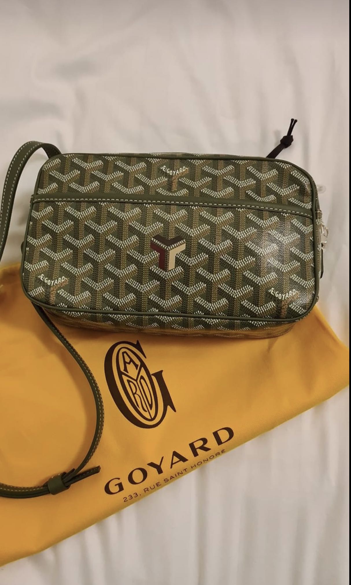 Brand New Green Goyard Cap Vert, Luxury, Bags & Wallets on Carousell