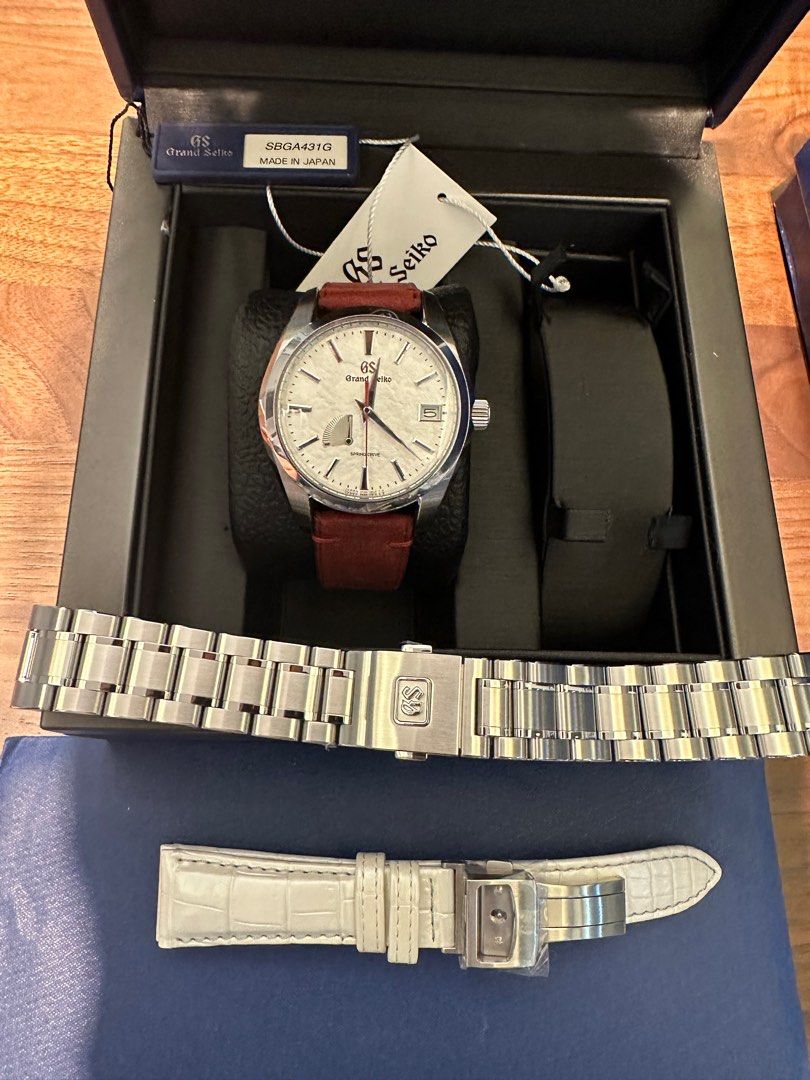 Grand Seiko SBGA431 LE FSOT (lucky natural 8), Luxury, Watches on Carousell