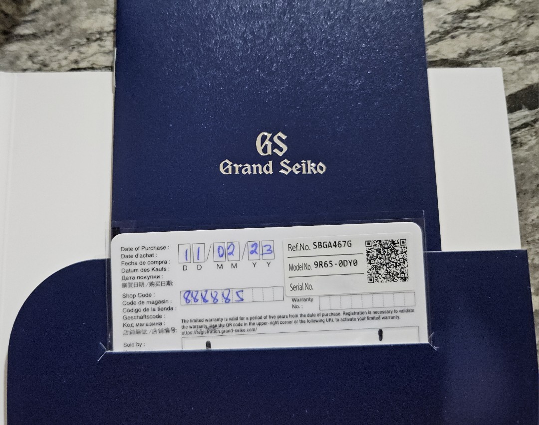 Grand Seiko SBGA467, Luxury, Watches on Carousell