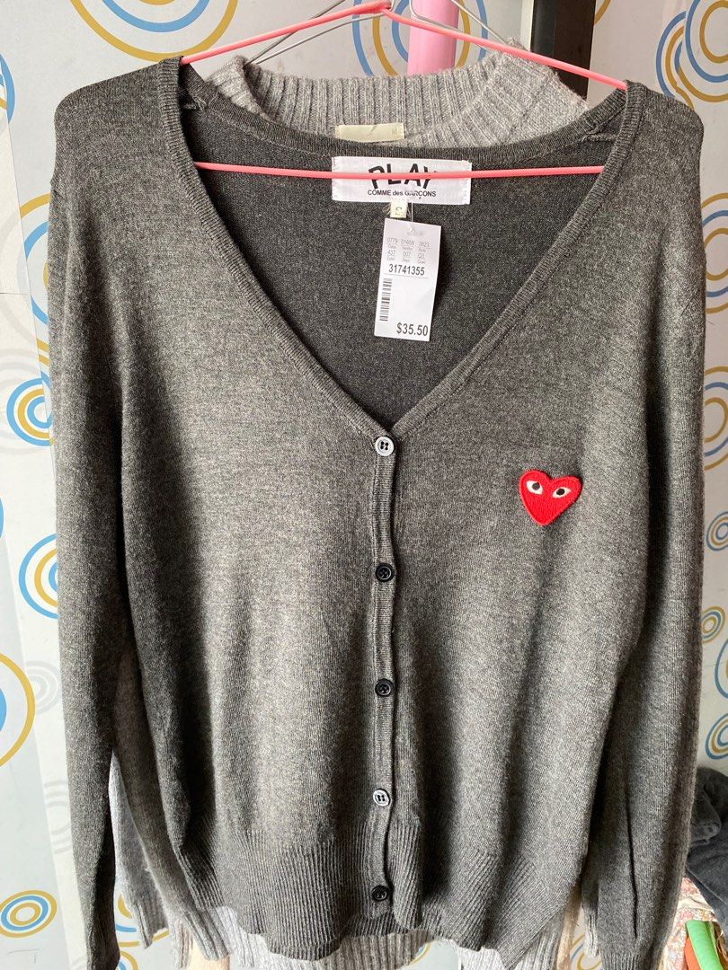 Cdg top grey sweater