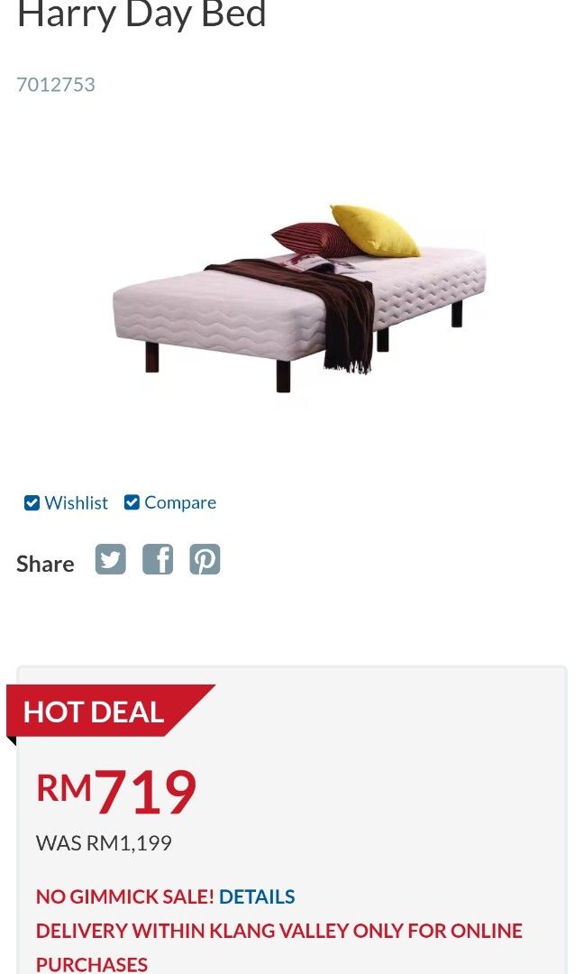 Day bed top harvey norman