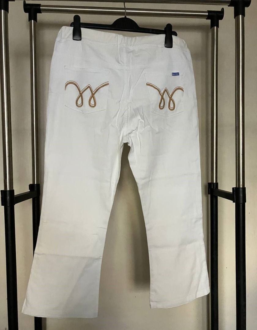 Havin' A Baby White Jeans Maternity Pants on Carousell