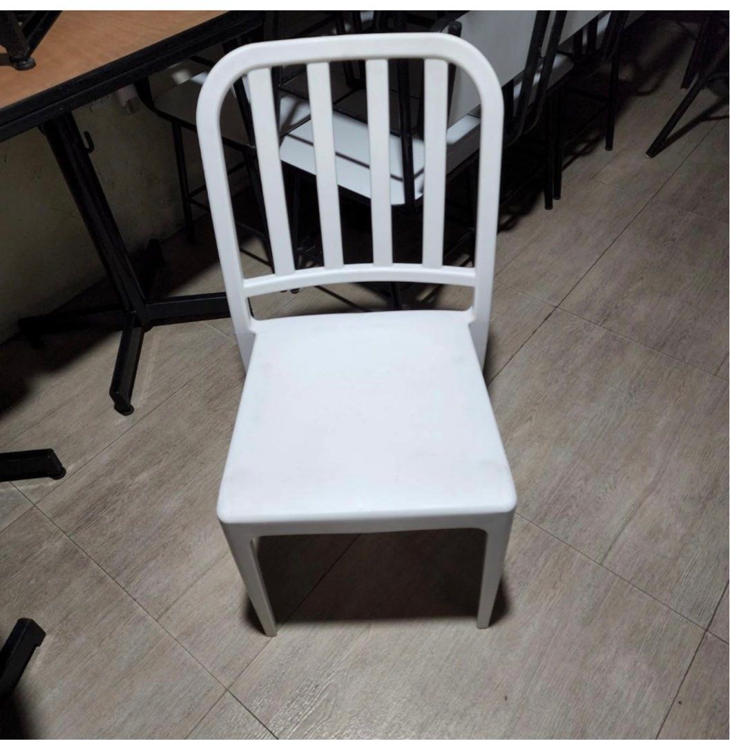 Heavy duty plastic chair on Carousell