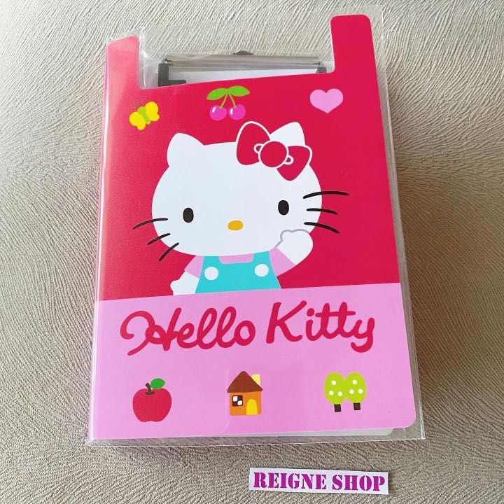HELLO KITTY LETTER PAD WITH CLIP BOARD (Category: Stationery & School Supplies) located in Pasig City. Submitted by reigneshop (Listing ID 1219568306, Image 1). Description: .
