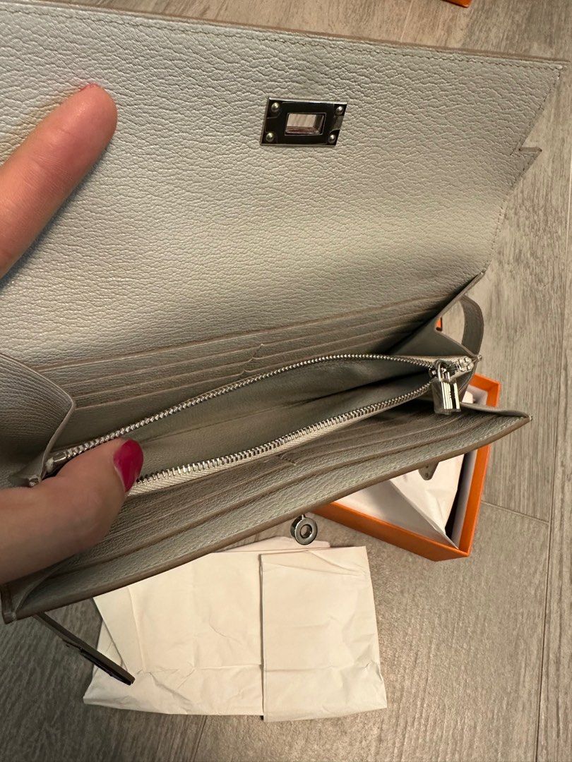 Hermes kelly wallet with strap Clearance