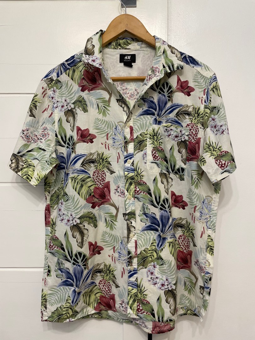 H&m floral polo store
