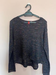 H&M Glittery Knitted Shirt