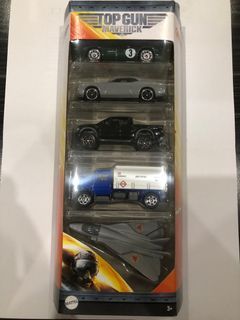 Hotwheels Top Guns Maverik Collections 5 pcs car