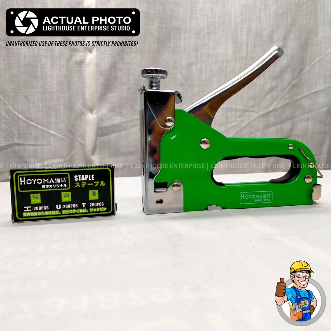 HOYOMA Japan Heavy Duty 3 way Staple Gun / Gun Tacker (LM2803