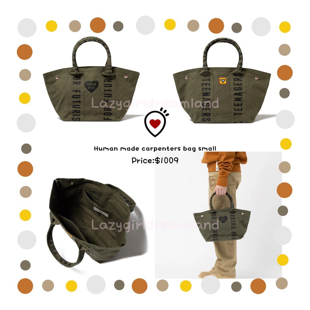 Human made carpenters bag small (不議價), 女裝, 手袋及銀包, Tote