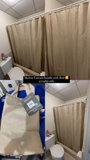 Ikea Curtain Rod and Hosh Curtain shower