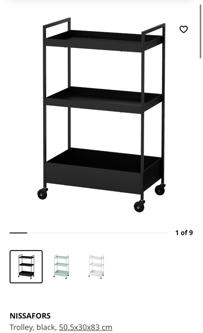 Ikea Trolley, Furniture & Home Living, Furniture, Shelves,