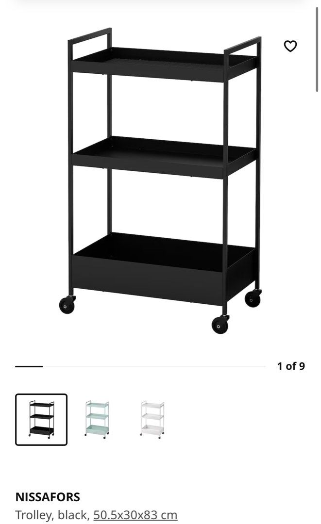 Ikea Trolley, Furniture & Home Living, Furniture, Shelves,