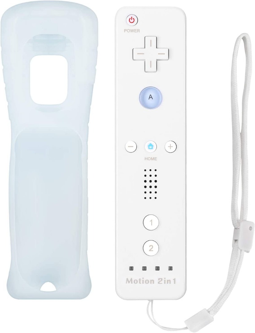 Wii Motion Plus Adapter for Original Wii Remote Controller(Pack of 2)  (White)