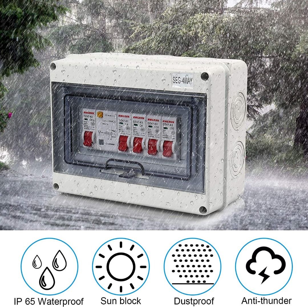 [J589] Fuse Box SurfaceMounted IP65 SubDistribution SurfaceMounted