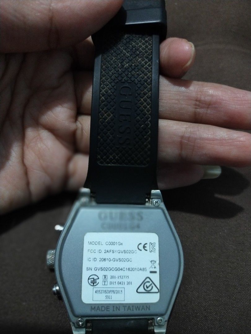 Jam Tangan Guess Connect C0001G1 Big Size Original Black Fesyen