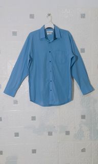 Kemeja Biru Elegan