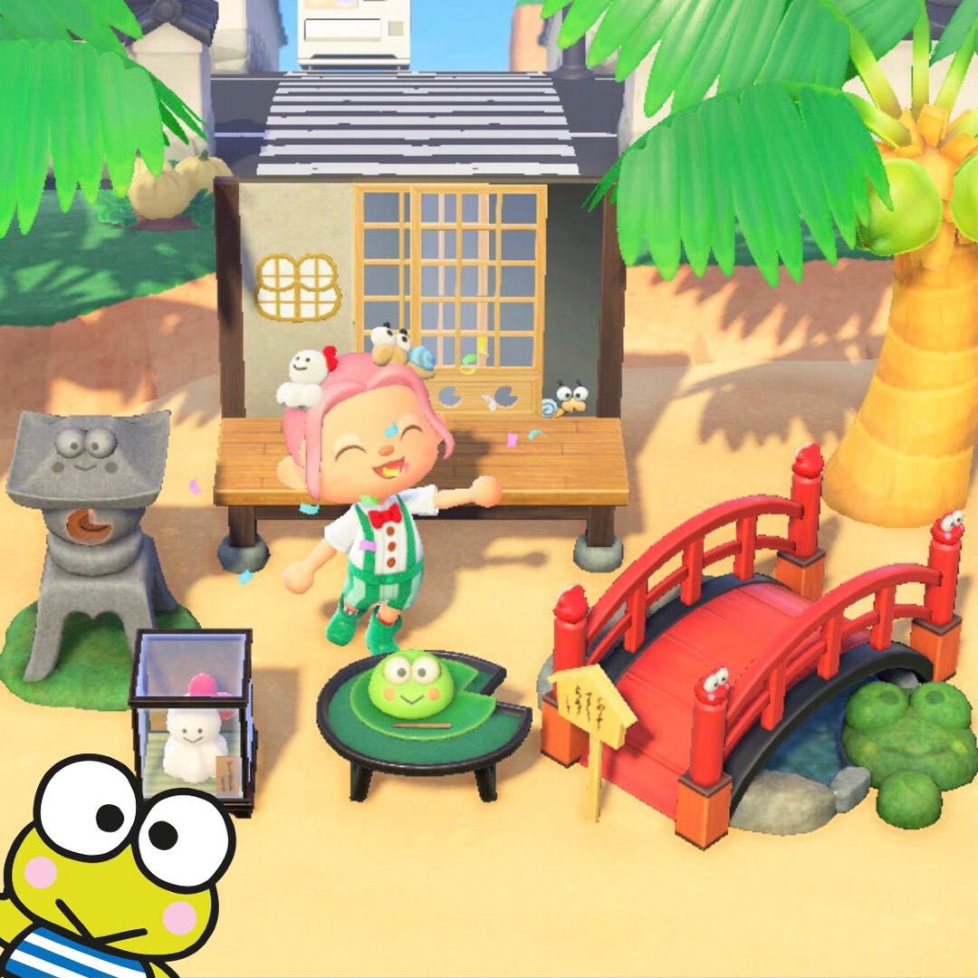 Keroppi Sanrio Items (Animal Crossing New Horizons), Video Gaming, Gaming Accessories, InGame