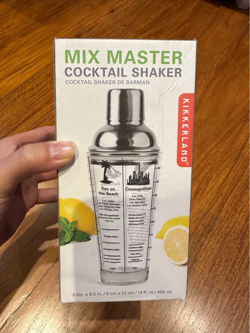 Kikkerland Mix Master Cocktail Shaker