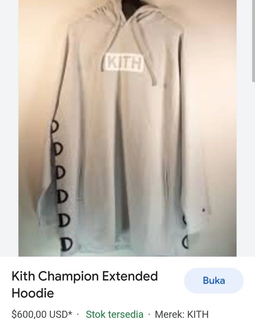 Kith champion extended hoodie shop