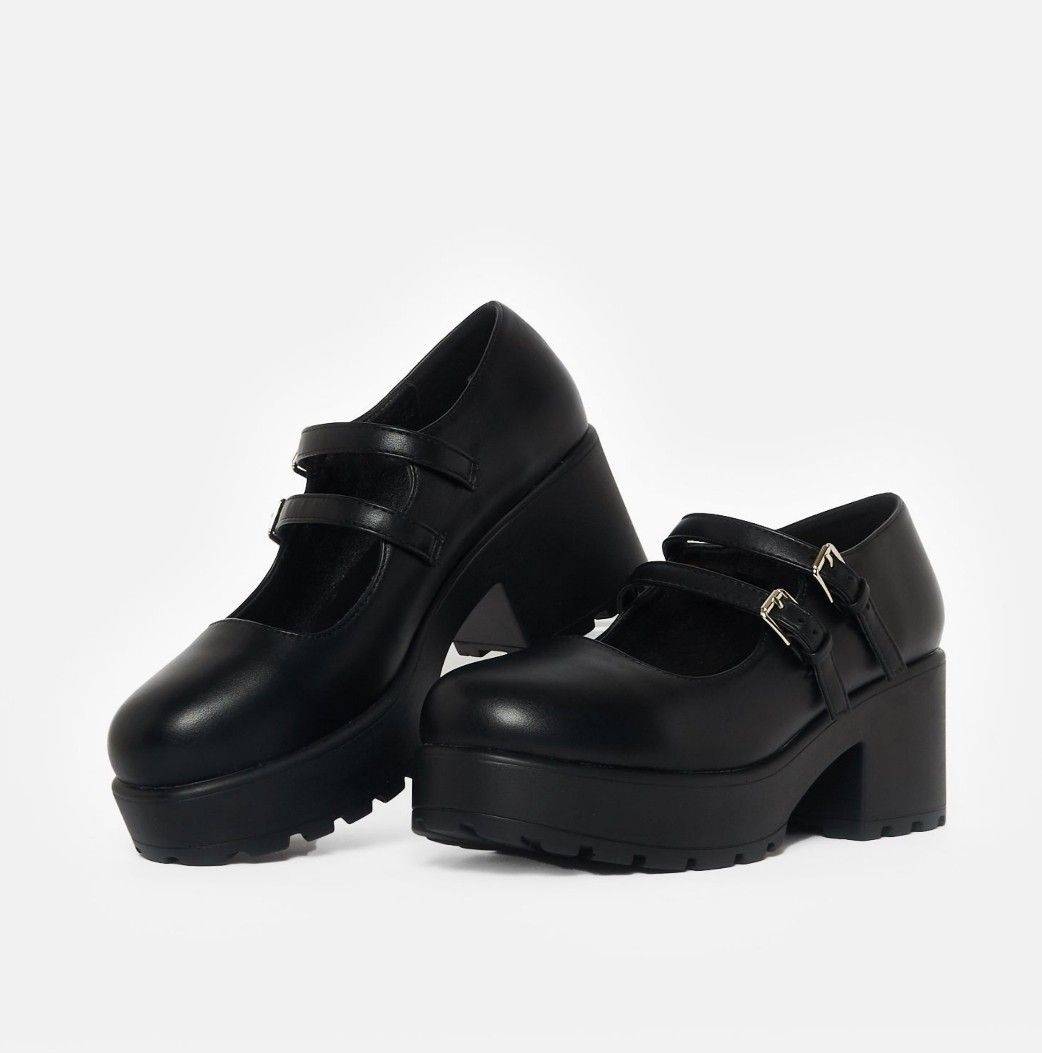 Koi Footwear Mura Double Strap Mary Jane Shoes Women s Fashion