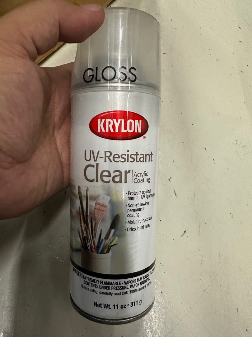  Krylon UV Resistant Acrylic Coating Spray 11 Ounces