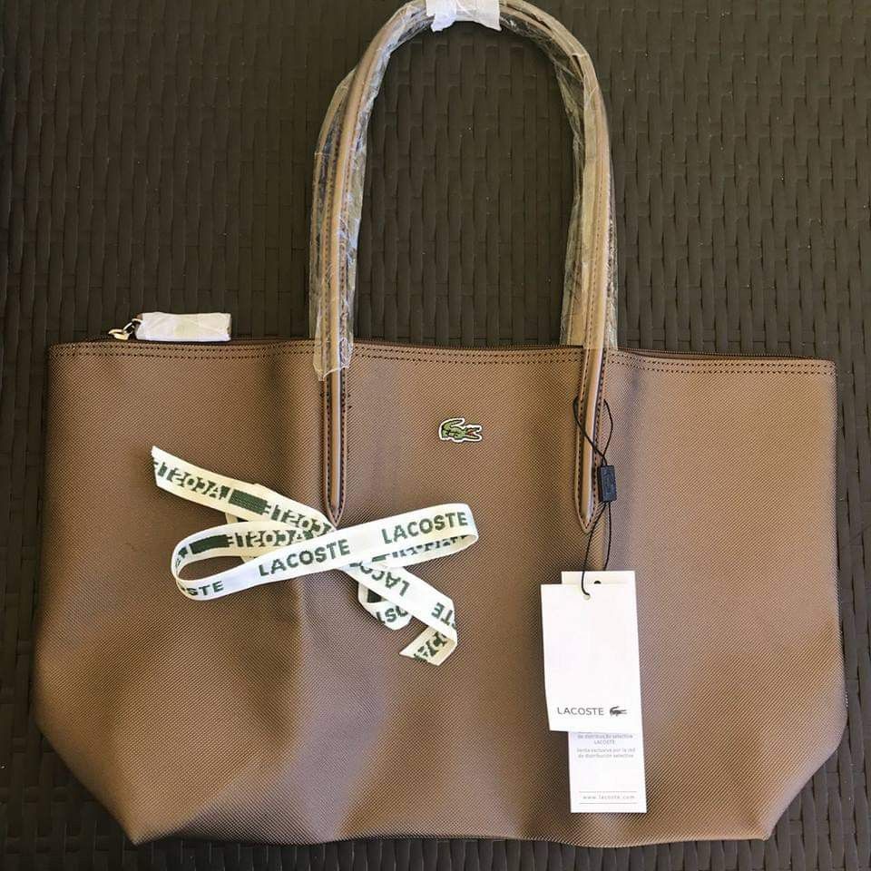 Lacoste horizontal tote bag dimensions cheap