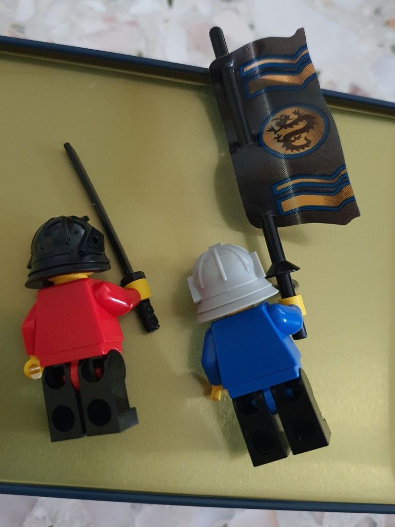 Vintage Lego 4805 Ninja Knights samurai x 2 minifigures loose