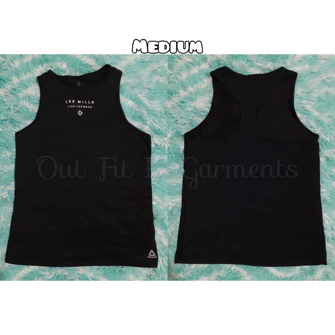 Les Mills Live Forward Reebok Tank Top Women s Fashion Activewear on Carousell