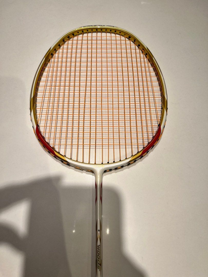 Lining N90-2 Lin Dan White (Authentic), Sports Equipment, Sports ...