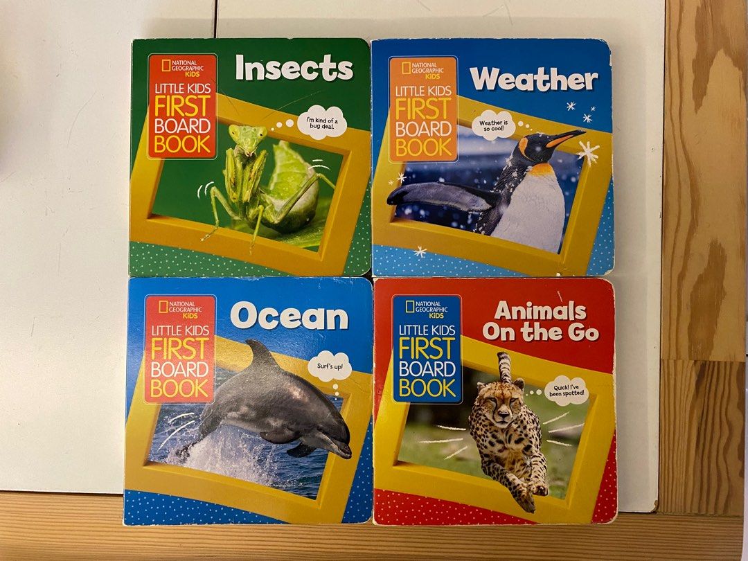 Little Kids First Board Book National Geographic 4 books, Hobbies