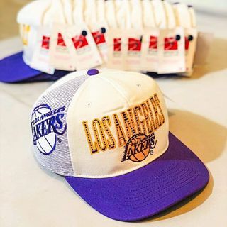 Los Angeles Lakers Dodgers LA Mitchell & Ness Hat Snapback Cap Kobe Bryant  Mamba