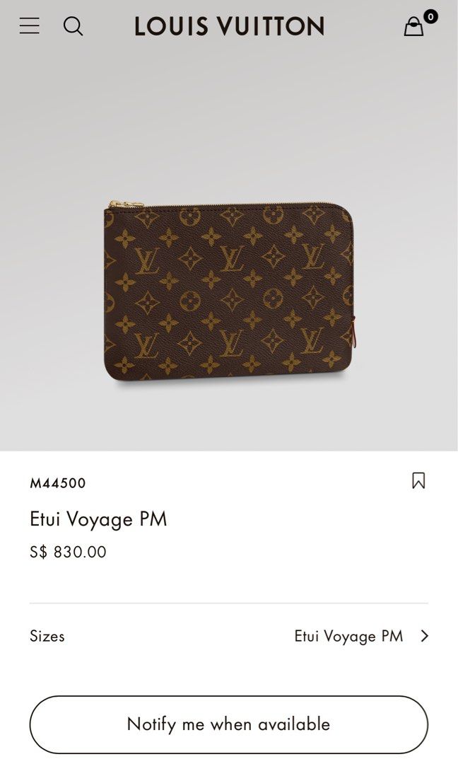 Shop Louis Vuitton Etui voyage pm (M44500) by MUTIARA