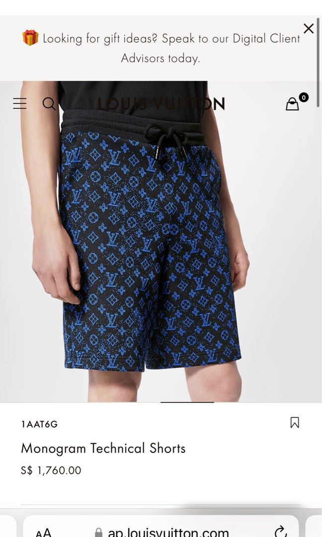 Louis Vuitton Men's Monogram Shorts