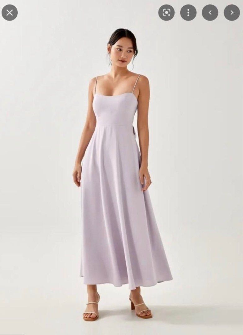 strapless open back dress AVA Formal Dress