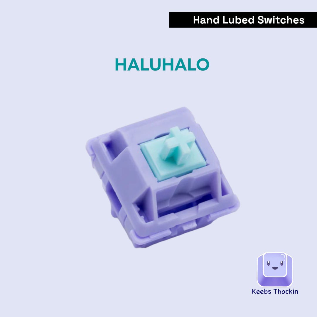 [Lubed&Filmed/FREE GIFT] HaluHalo switches, Computers & Tech, Parts